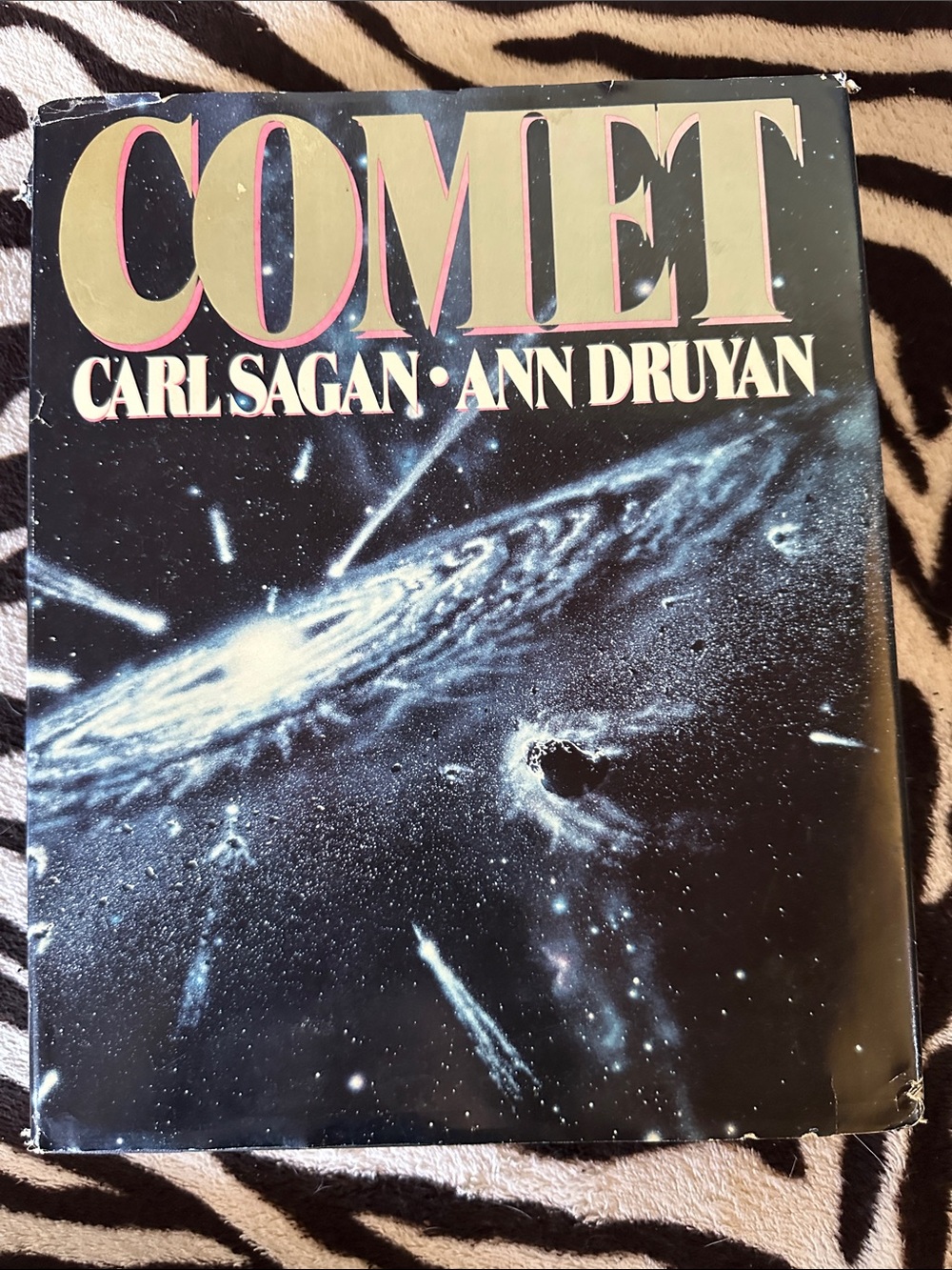 COMET by Carl Sagan & Ann Druyan — Illustrated Hardcover, Black & Gold Cover